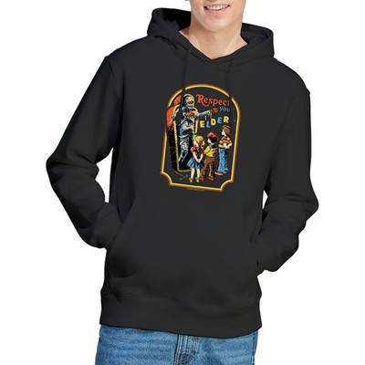 Steven Rhodes Respect Your Elders Unisex Hoodie S-2XL, schwarz