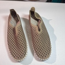 Ilse Jacobsen Womens 9 Shoes Tulip Casual Loafer Slip-On Synthetic Latte Eu 41