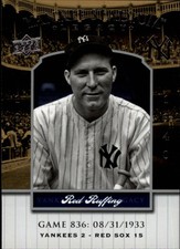 2008 Upper Deck Yankee Stadium Legacy Collection #836 Red Ruffing - BB