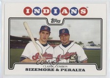 2008 Topps Classic Combos Grady Sizemore Jhonny Peralta #332 yf0