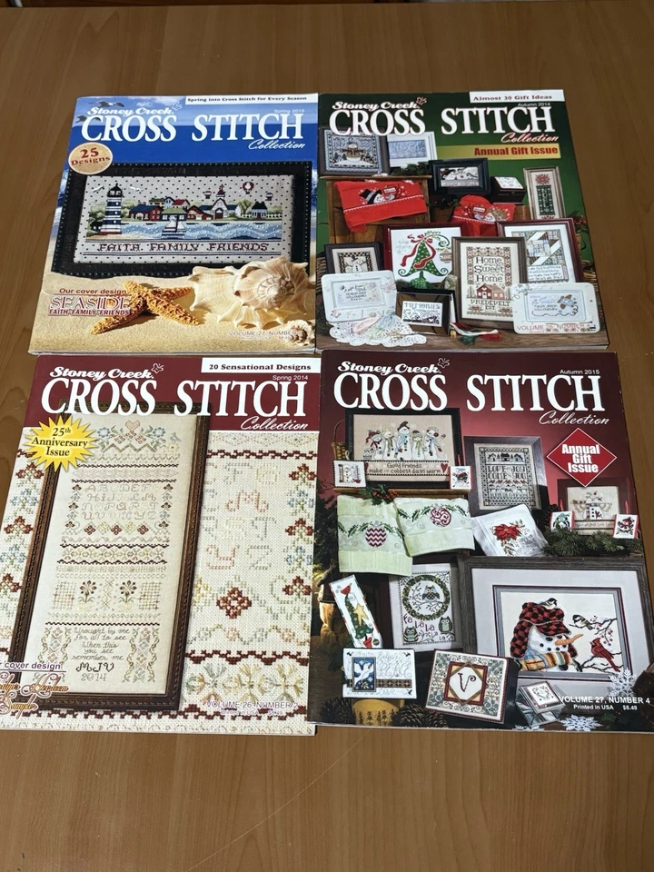 Lot of 13 Stoney Creek Cross Stitch Magazines Holidays Christmas 2013 2014 2015 - Image 4 of 4