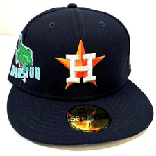 Houston Astros NE MLB STATEVIEW Fitted Hat~Dark Navy