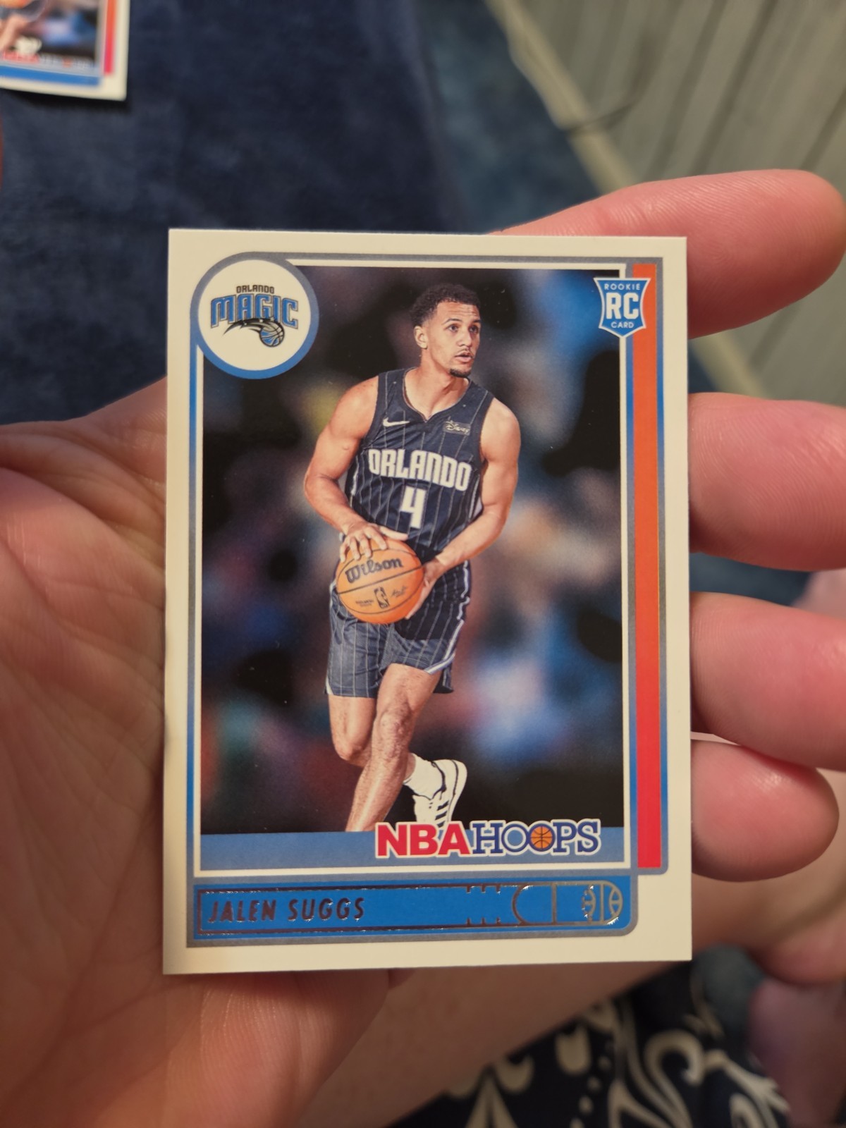 Jalen Suggs 2021-22 NBA Hoops Rookie #210 Orlando Magic RC Gonzaga
