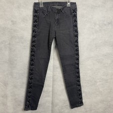 Machine Nouvelle Mode Jeans Women Sz 27 Black...