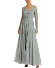 Mac Duggal Long Sleeve Gown Women's