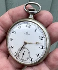 A GENTS EARLY ANTIQUE OMEGA POCKET WATCH, CIRCA 1930/40s - NO RESERVE