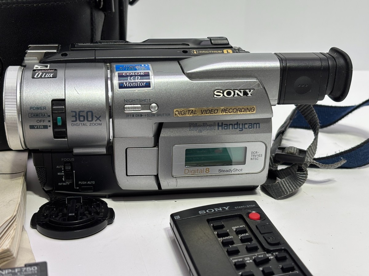 SONY Handycam DCR-TRV110 ソニー ビデオカメラレコーダー Sony Handycam DCR-TRV110 Digital-8, DV Camcorder for sale online