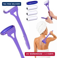 Foldable Lotion Applicator for Back, Sunscreen Application Roller with 2 Replace