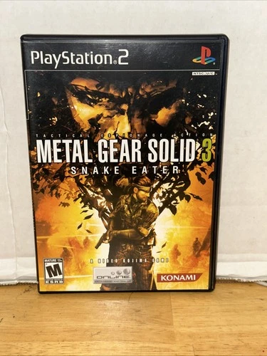 Metal Gear Solid 3: Snake Eater (Sony PlayStation 2, 2004) Complete Tested