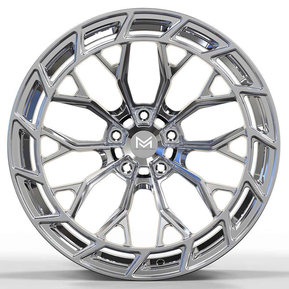 20"/21" Modern Muscle AX-20 Chrome Wheels for Audi R8 (2016–2025+)