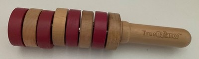True Balance Original Holzstapel zur Lösung der Familienherausforderung MINT Spielzeug Spiel