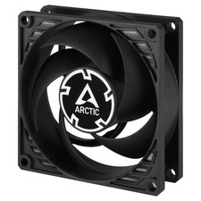 ARCTIC P8 Silent Black 80 mm Case Fan Very quiet motor Computer 1600 RPM