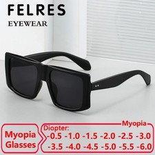 Men Women Fashion Tinted Myopia Nearsighted Glasses Outdoor Shade Sunglasses New