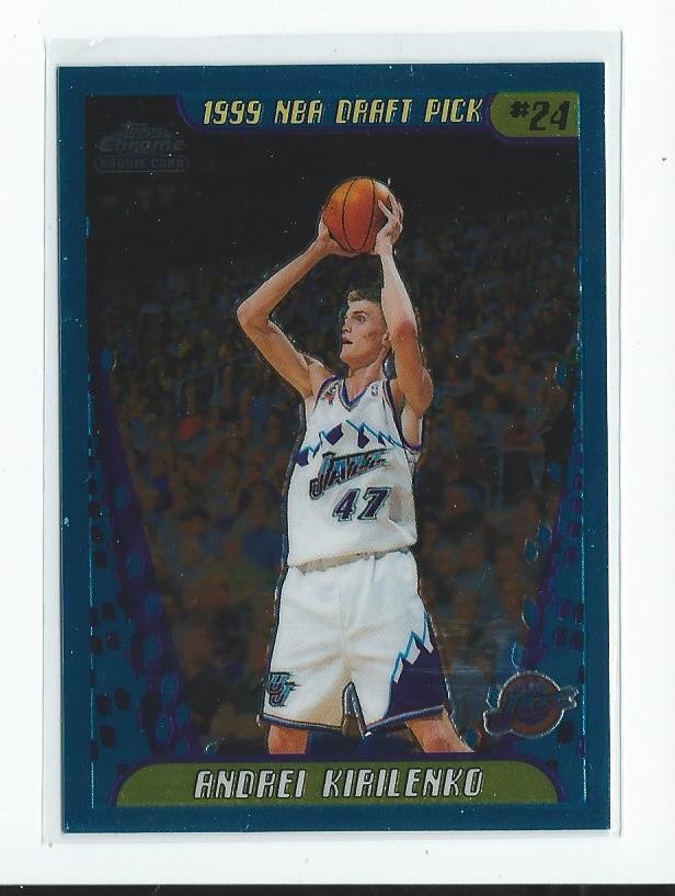 2001-02 Topps Chrome #161 Andrei Kirilenko RC Rookie Jazz