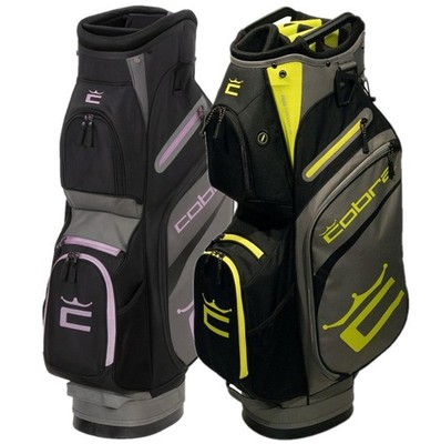 NEW Cobra Golf Men's Speedzone-S Cart Bag 14-Way Top - Black