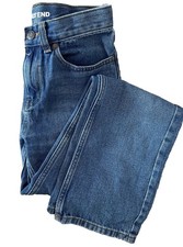 Land  s End Classic Denim Jeans 12S slim Boys adjustable waste