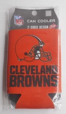 Cleveland Browns NFL Wincraft Can Holder Dawg Pound 12 oz Collapsible Koozie New