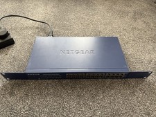 Netgear JFS524-200EUS ProSafe 24-Port 10/100Mbps Switch with Power Cable Tested