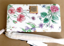Dooney  Bourke Botanical Collection Large Zip Around Wristlet Wallet NEW  NWT