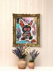 Recovery Rabbit Contemporary Expressionist Original Painting 11x14  — photo 4