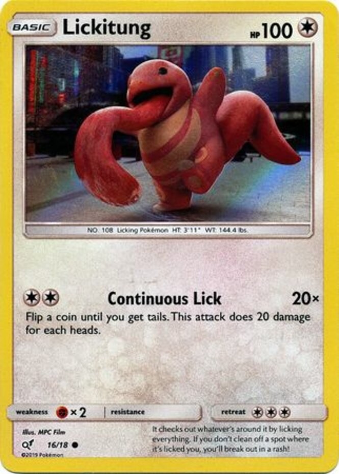 Lickitung - 16/18 - Common - Near Mint