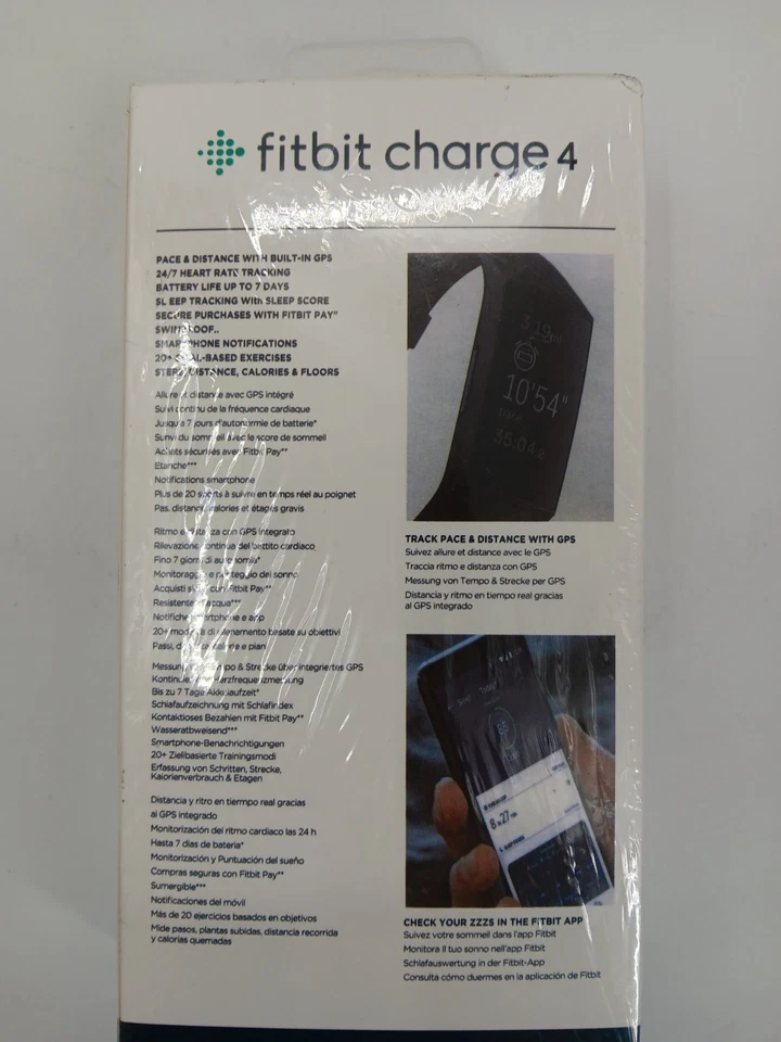 Fitbit Charge 4 Smartwatch motion Tracker Sleep Heart Rate Monitor W/S+L Straps - Image 3 of 4