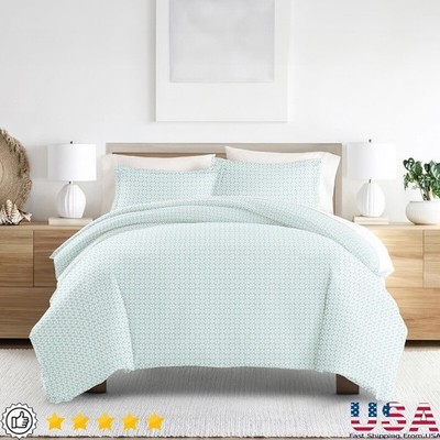3-Piece Duvet Cover Set King Cal-King Soft Microfiber Hypoallergenic Durable New