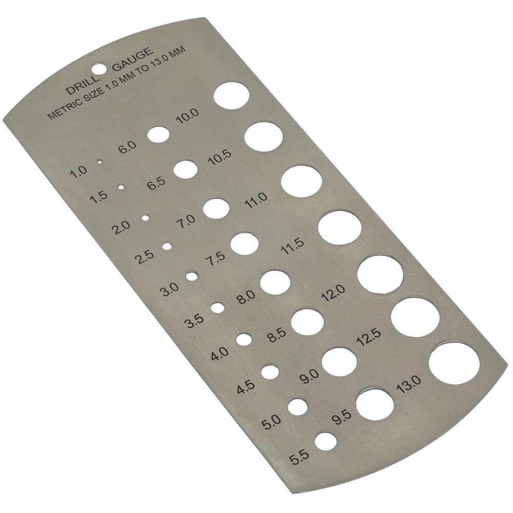 Sealey Drill Gauge Metric 1-13mm