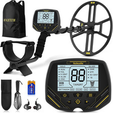 14" Waterproof Metal Detector for Adults with High Sensitivity  Dual Modes