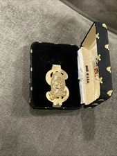 Vintage Collectible Colibri DISNEY Scrooge McDuck Gold Tone Money Clip