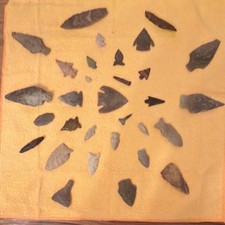 100 % Authentic Native American Arrowheads and Projectile Points Collection