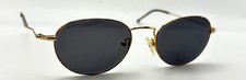 Vintage Zimco SS 18 Tortoise Gold Oval Metal Sunglasses W/ NEW LENSES Korea