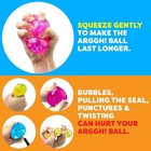 Arggh Glitter Mini Stress Balls for Adults and Kids - 3pk Squishy Stress Ball...