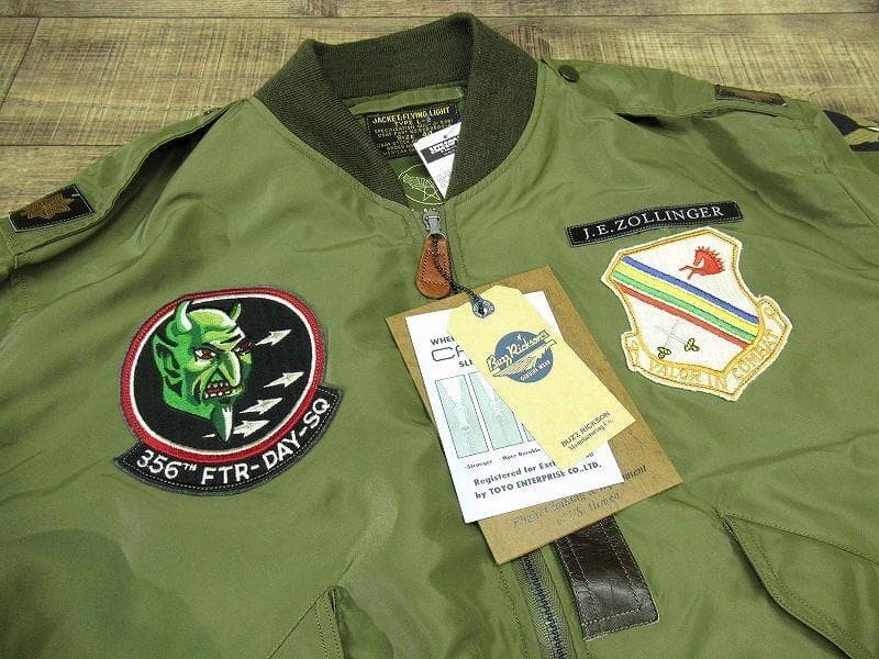 Buzz Ricksons L-2 Patch Custom Flight Jacket XXL … - image 6