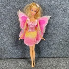 Vintage 2004 Mattel Barbie Fairytopia Elina Doll G5903 Pink Dress Wings Untested