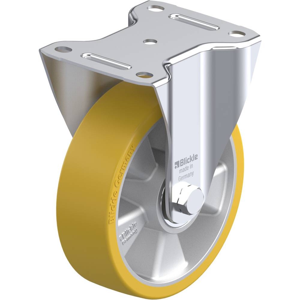 Roulette fixe 160mm Blickle B-ALTH 160K en acier embouti haute résistance