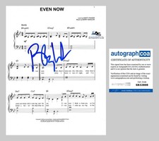 BARRY MANILOW AUTOGRAPH SIGNED SHEET MUSIC 8X10 PHOTO EVEN NOW ACOA