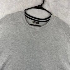 Smartwool Sweater Mens Large Gray Merino Wool Crewneck Pullover Lightweight