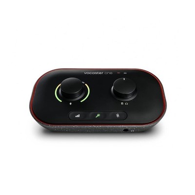 Focusrite Vocaster One Podcasting Interface for Home Recording Studio and Solo