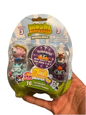 Moshi Monsters Series 3 Moshling Collectable 5 Figure Blister Pack