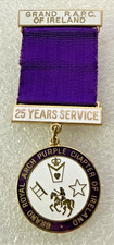 Grand Royal Arch Purple Chapter of Ireland RAPC - 25 Years Service Medal / Jewel