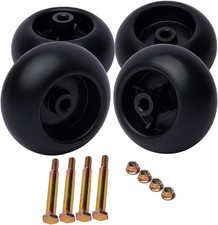 4 Pack lawn mower Deck Wheels Fit for Cub Cadet RZT50 RZT54 LT1050 SLT1554 Cr...