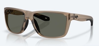 Costa Del Mar Broadbill II Matte Brown Smoke / Gray Polarized Glass 580G New