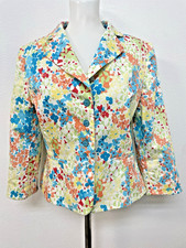 Tahari Arthur S. Levine Short Colorful Womens Blazer/Jacket Professional Sz 10P