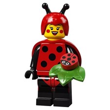 LEGO Minifigures Series 21 Ladybug Girl Minifigure col21-4 NEW & SEALED
