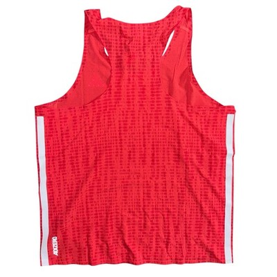 Adidas Adizero Red Racing Running Workout Singlet Tank, Size XL
