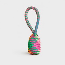 Sonajas Colourful Rattle With Handle Bell Shaker Music Instrument Various colour