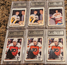 (6) Upper Deck Hockey All PGC Graded Jagr, Bure & Lindros   Look