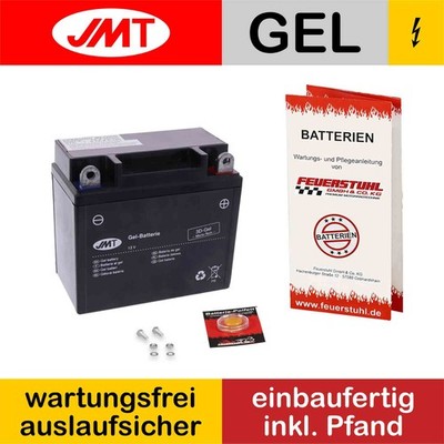 Yamaha Teos 125, 2000-2003 (SE04) Batterie GEL, wartungsfrei (inkl. 7,50  Pfand)