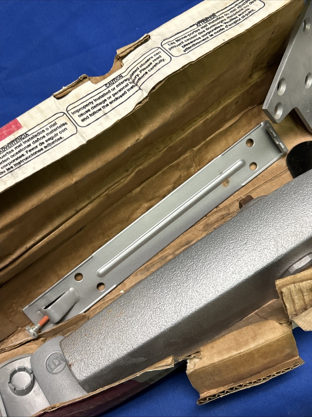 New Old Stock LCN 1371-71  Commercial Door Closer silver box got wet(see photos)